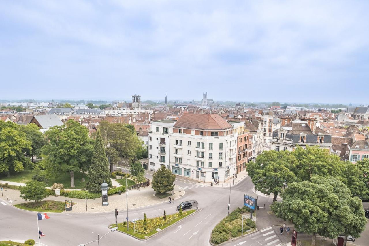 Evasion Urbaine - Vue Panoramique - Proche Gare Apartment Troyes Exterior photo
